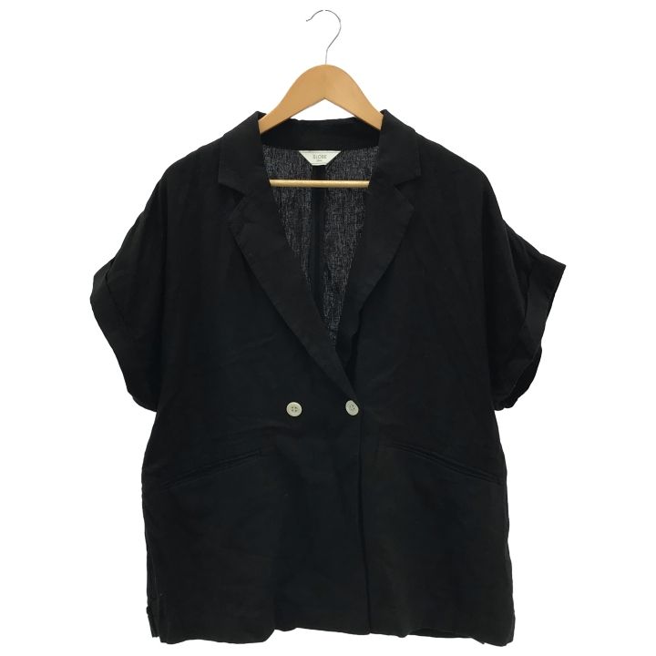 SLOBE IENA(スローブイエナ) レーヨンリネンハーフスリーブジャケット