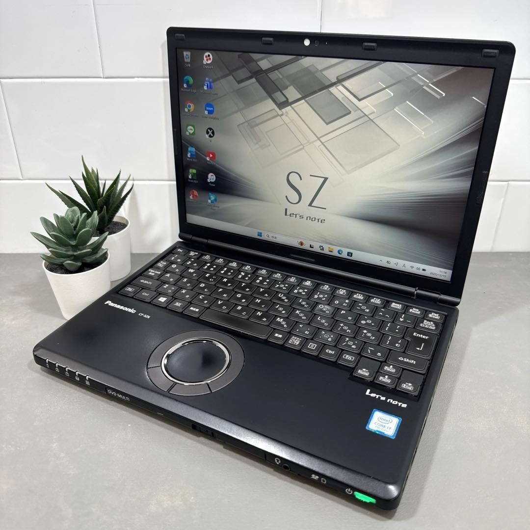 希少品】レッツノートジェットブラックcfsz6☘️7世代i7☘SSD256GB