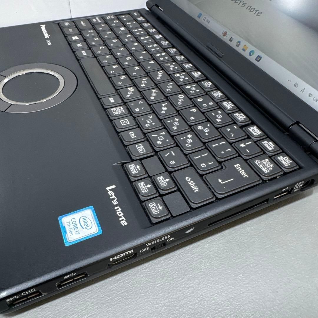 【希少】レッツノートジェットブラックcfsz☘️corei7☘SSD256GB 希少品】レッツノートジェットブラックcfsz6☘️7世代i7☘SSD256GB