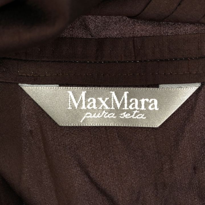 Max Mara (マックスマーラ) ① シルク100％ 銀タグ ジャケット