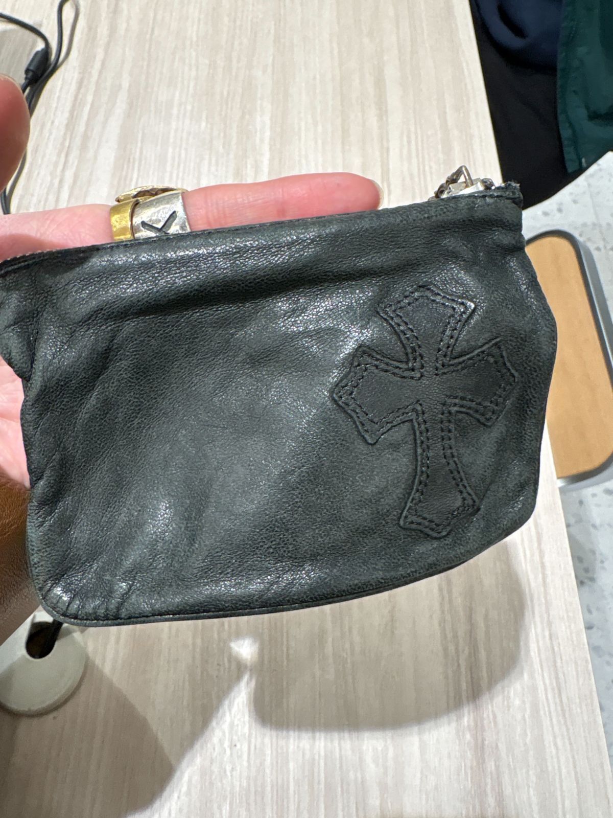 CHROME HEARTS (クロムハーツ) ZPR CHNG PURSE チェンジパース クロス