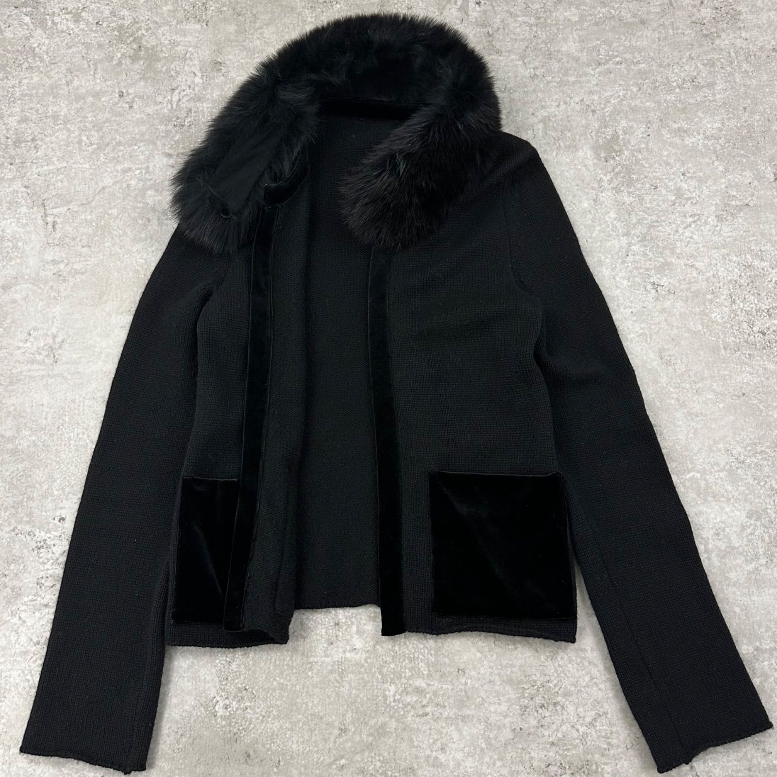 美品】FOXEY フォクシー ノーブルカーディガン カシミヤ100