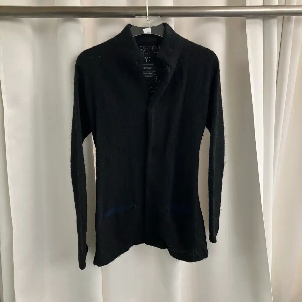 Y's YOHJI YAMAMOTO ヨウジヤマモト ブラック カーディガン 3 - メルカリ