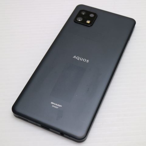 超美品 AQUOS sense6s SHG07 ブラック スマホ 白ロム 土日祝発送OK