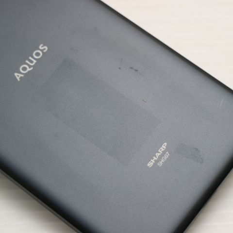 超美品 AQUOS sense6s SHG07 ブラック スマホ 白ロム 土日祝発送OK