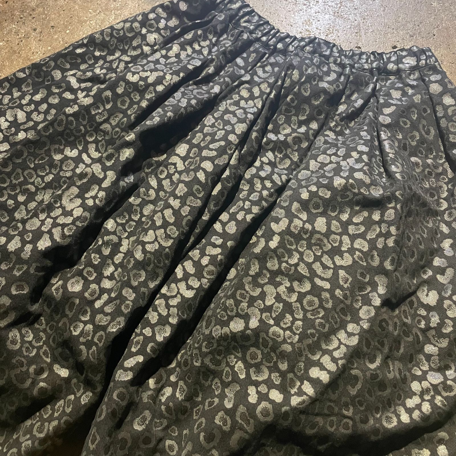 BLACK COMME des GARCONS 2021ss 製品加工 レオパード柄 プリント