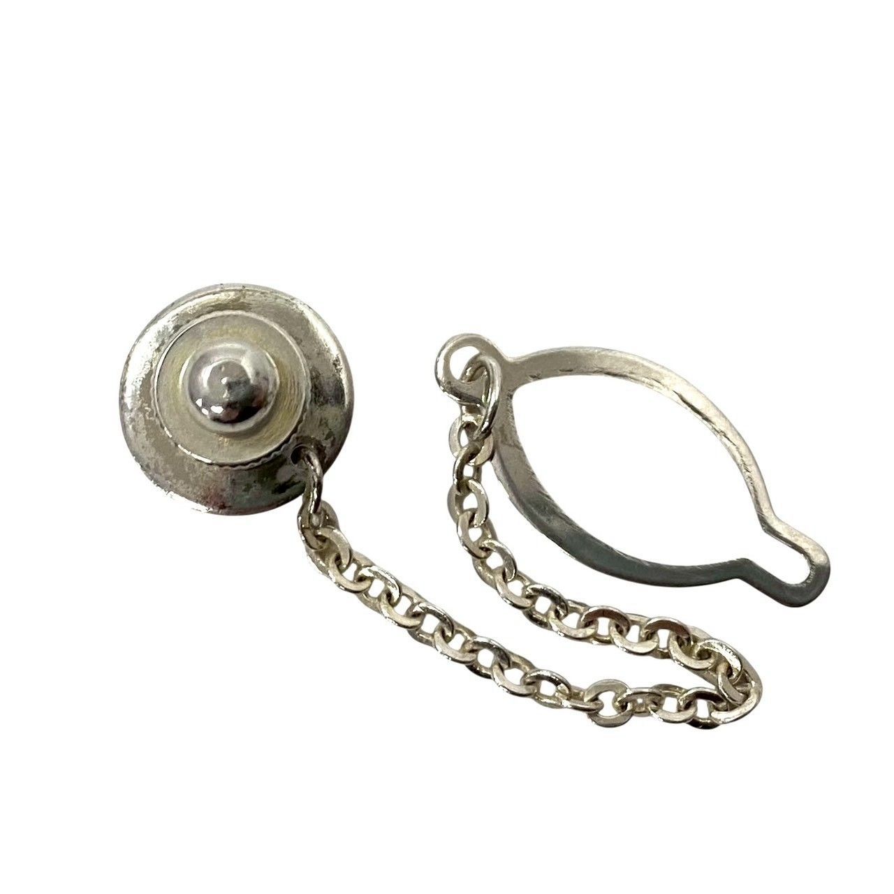 Y【TIFFANY&Co.】Tロゴ カフス タイタック SV925 SILVER/シルバー