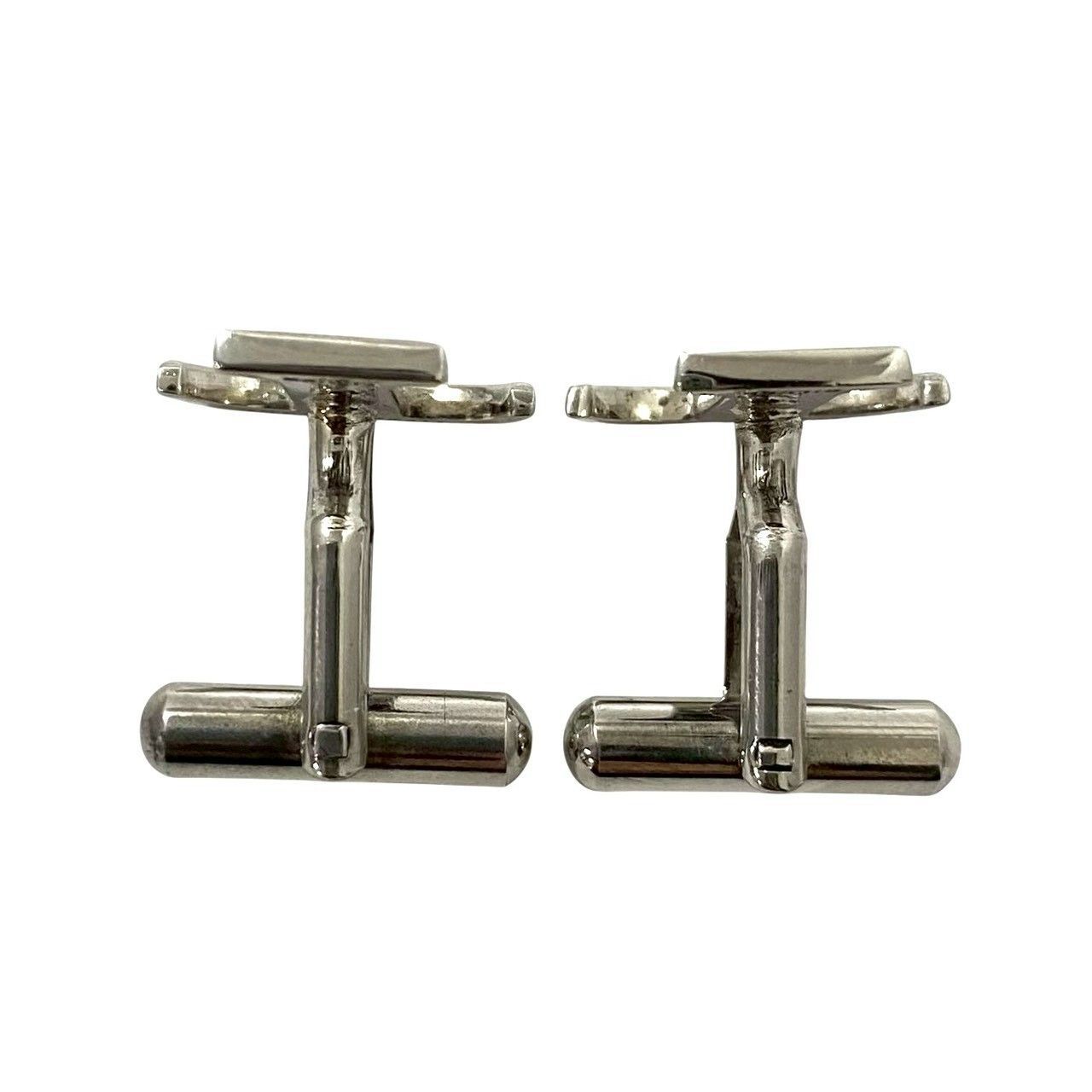 Y【TIFFANY&Co.】Tロゴ カフス タイタック SV925 SILVER/シルバー