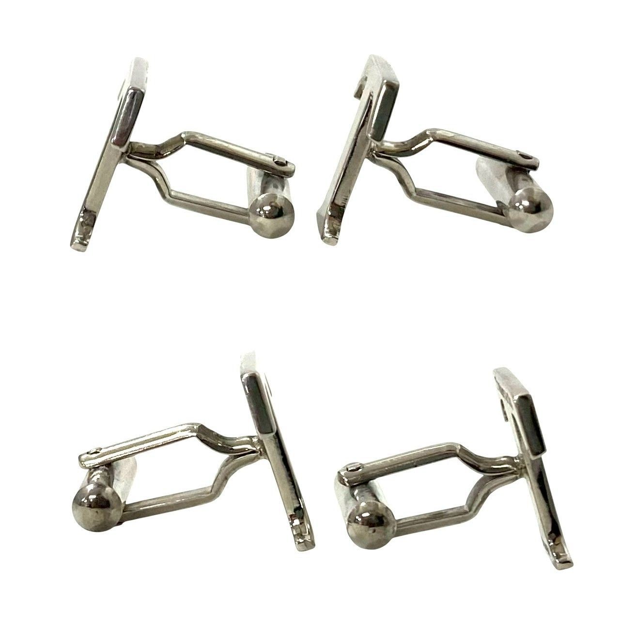 Y【TIFFANY&Co.】Tロゴ カフス タイタック SV925 SILVER/シルバー