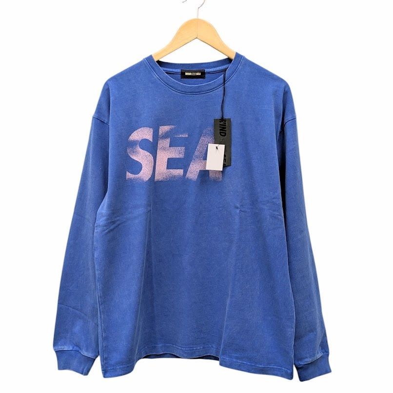 【未使用】WIND AND SEA (P-DYE) L/S TEE ロンT 未使用品 WIND AND SEA SEA P-DYE L/S TEE BLUE CHERRY ウィンダンシー