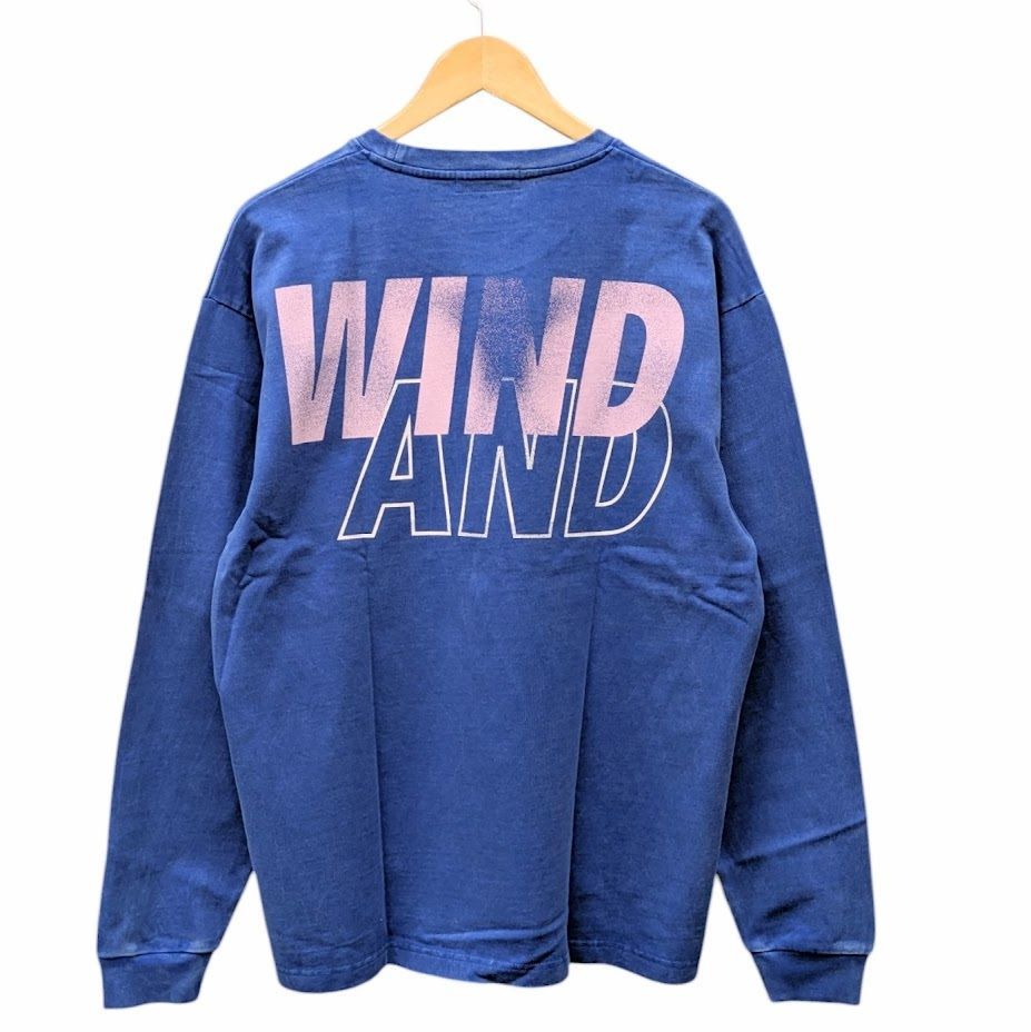 新品 WIND AND SEA ウィンダンシー P-DYE L/S TEE 未使用品 WIND AND SEA SEA P-DYE L/S TEE BLUE CHERRY ウィンダンシー