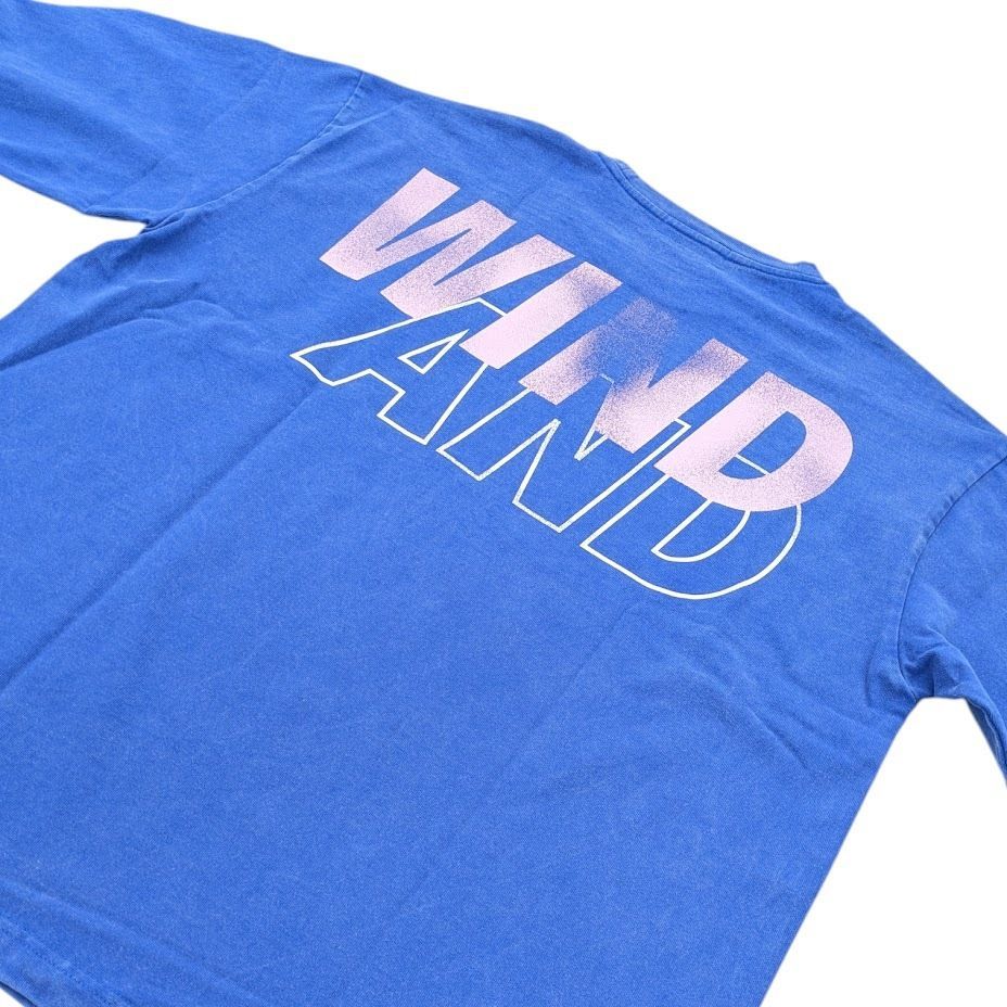 未使用品 WIND AND SEA SEA P-DYE L/S TEE BLUE CHERRY ウィンダンシー