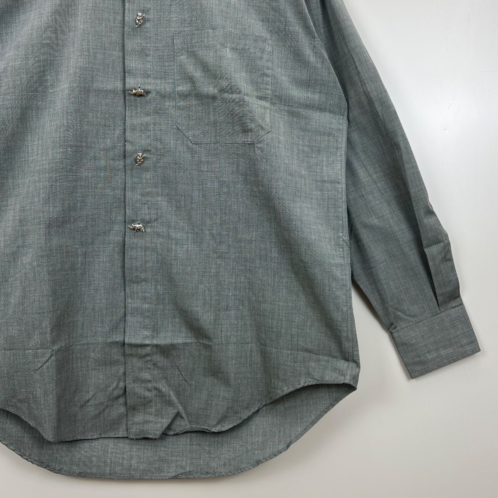 PAUL SMITH 00s y2k archive animal ping L/S shirts M ポールスミス