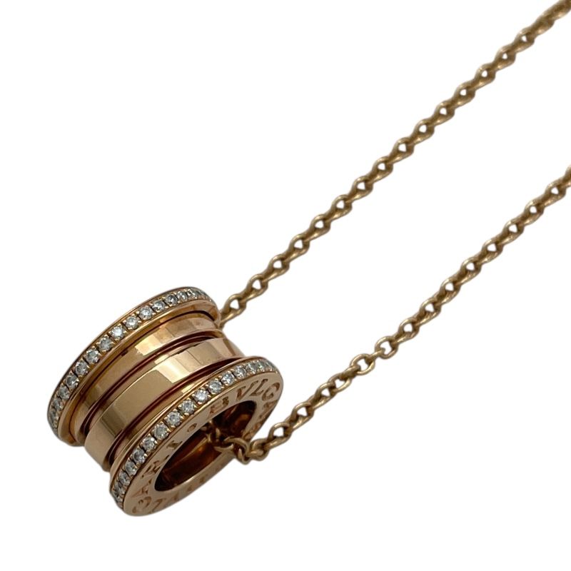 ブルガリ BVLGARI ビーゼロワンネックレス ピンクゴールド AU750