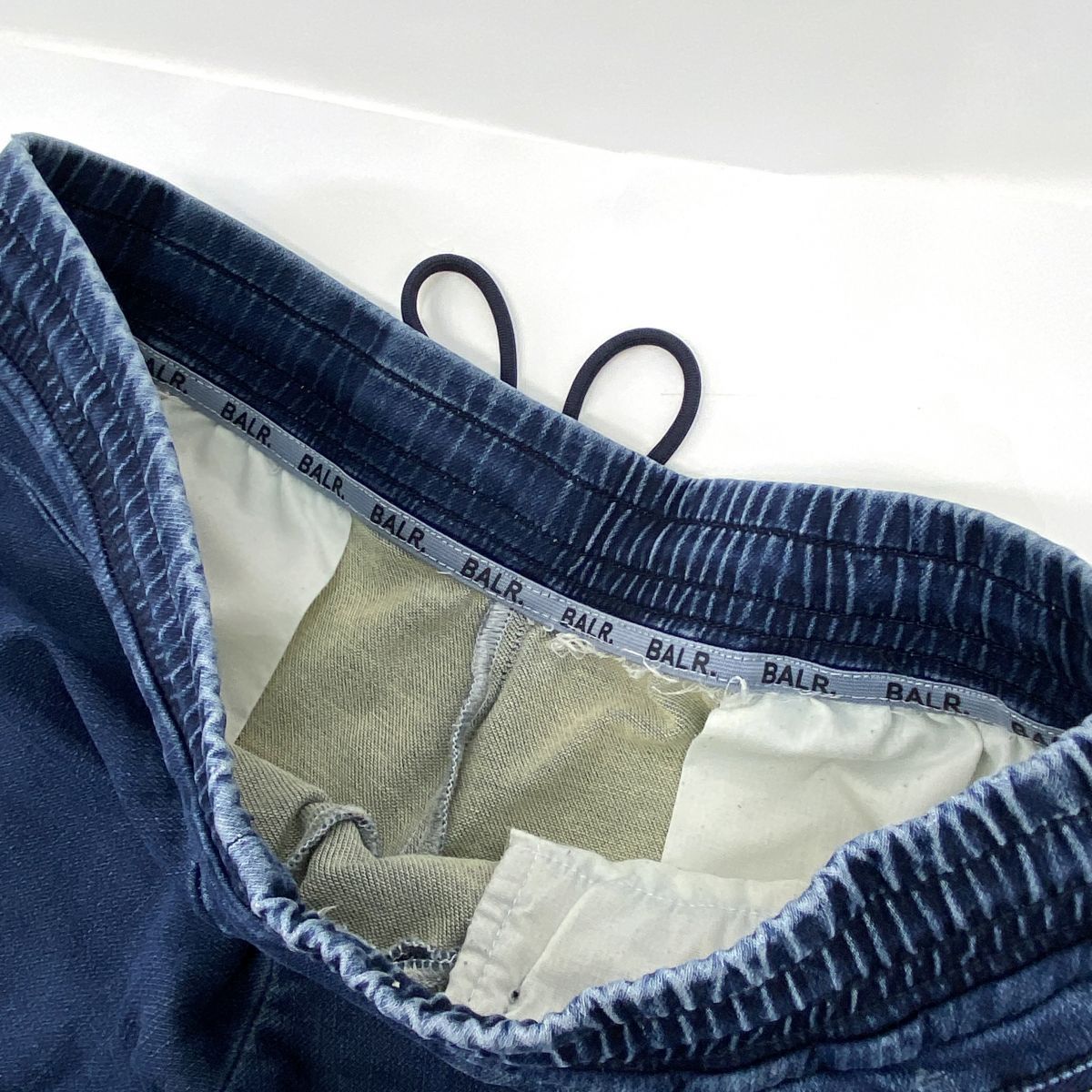 BALR. ボーラー ストレッチ ダメージデニムパンツ イージーパンツ S