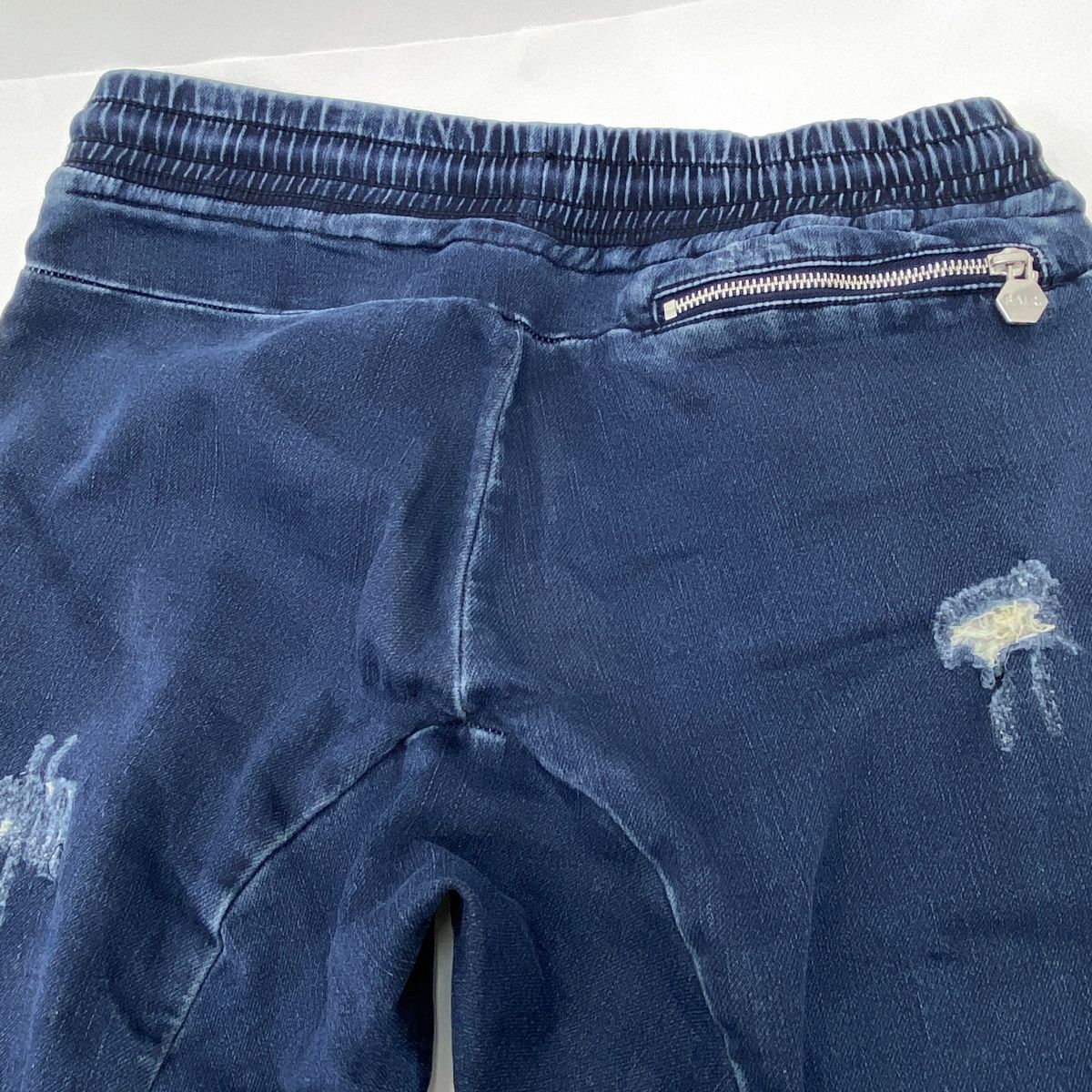 BALR. ボーラー ストレッチ ダメージデニムパンツ イージーパンツ S