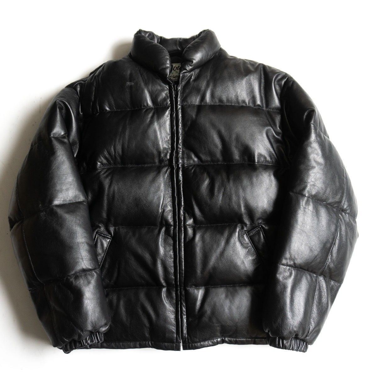 美品/ビッグサイズ】SCHOTT【214D/レザーダウンジャケット】42