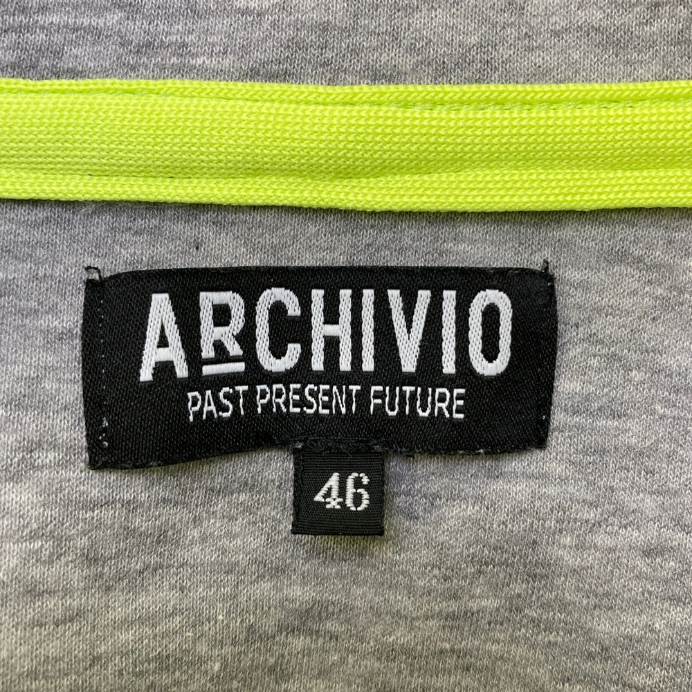 アルチビオ ARCHIVIO ジップジャケット サイズ：46 ニット レッド
