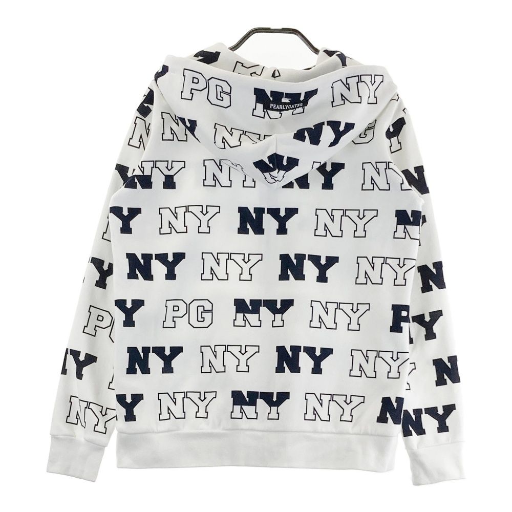 サイズ：1 PEARLY GATES パーリーゲイツ ジップパーカー ロゴ総柄