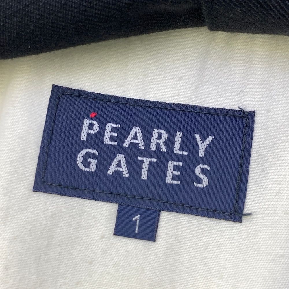 PEARLY GATES】総柄プリント プリーツスカート ＜筆記体ロゴ＞ 超美品