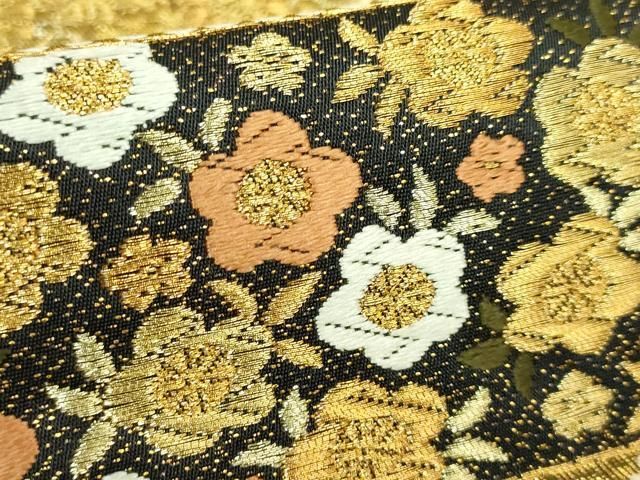 平和屋着物○極上 西陣 河合美術織物謹製 六通柄袋帯 唐織 豊明錦