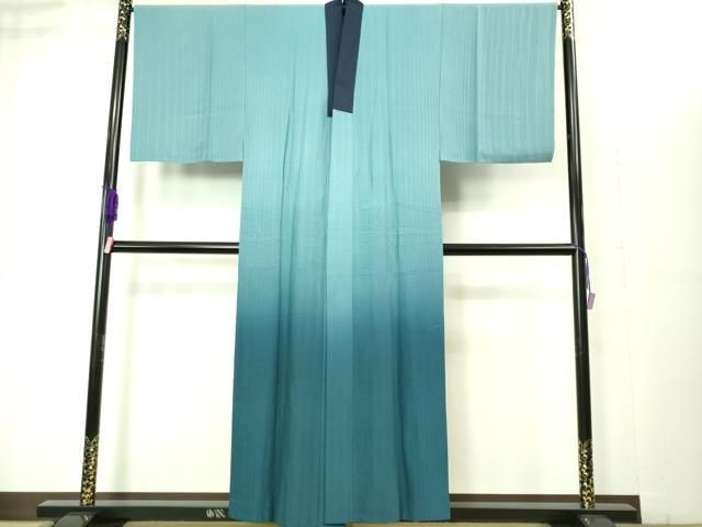 平和屋着物□極上 男性 本場大島紬 アンサンブル 長襦袢(無双仕立て