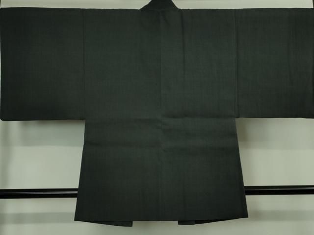 平和屋着物○極上 男性 本場結城紬 重要無形文化財 アンサンブル 色