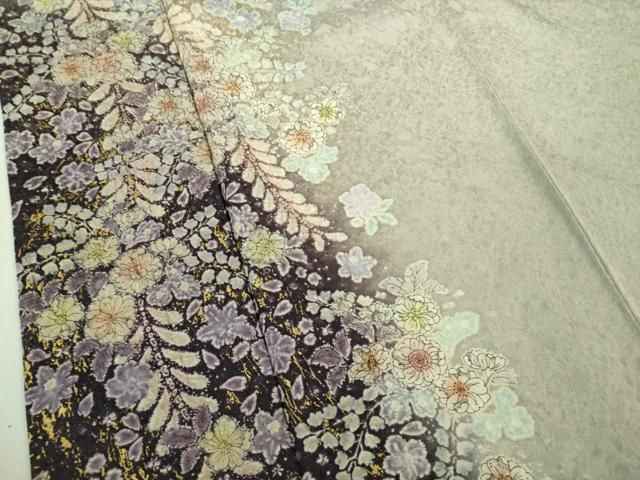 平和屋着物○極上 吉乃一廉 幻の辻が花 訪問着 暈し染め 金彩 銀通し地