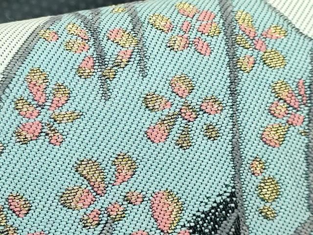 平和屋着物○極上 加賀友禅の巨匠 初代 由水十久 両面 太鼓柄袋帯 大黒