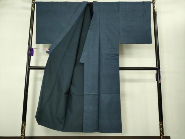 平和屋着物□極上 男性 本場大島紬 アンサンブル 長羽織 100亀甲 総