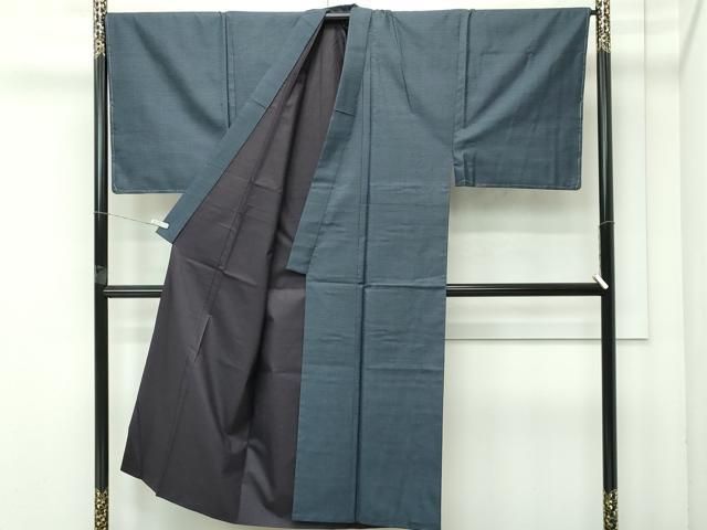 平和屋着物○極上 男性 本場大島紬 アンサンブル・長襦袢セット 100