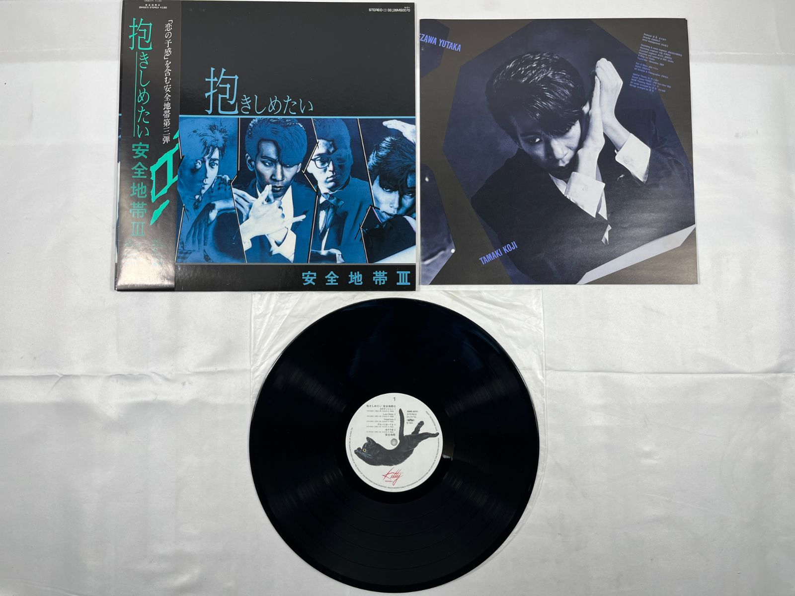 安全地帯 LP盤 2枚セット まとめ売り Kitty キティレコード 抱きしめ