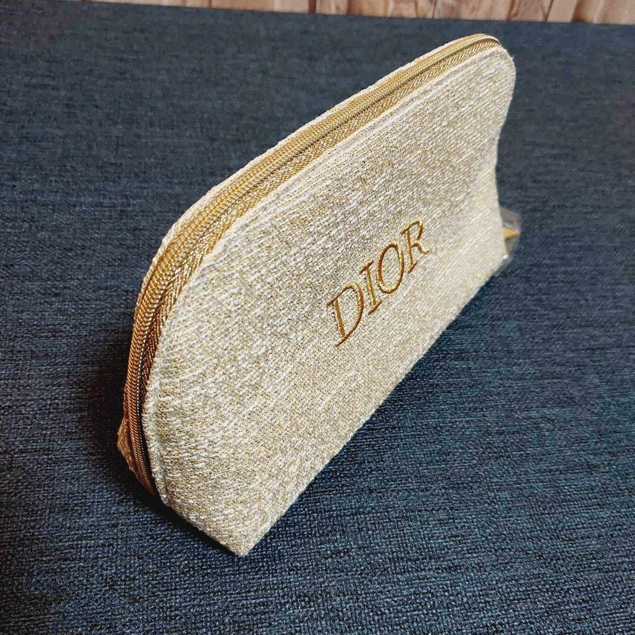 クリスチャンデオール ロゴ入りキャンバスポーチ Dior ロゴ キャンバスポーチ