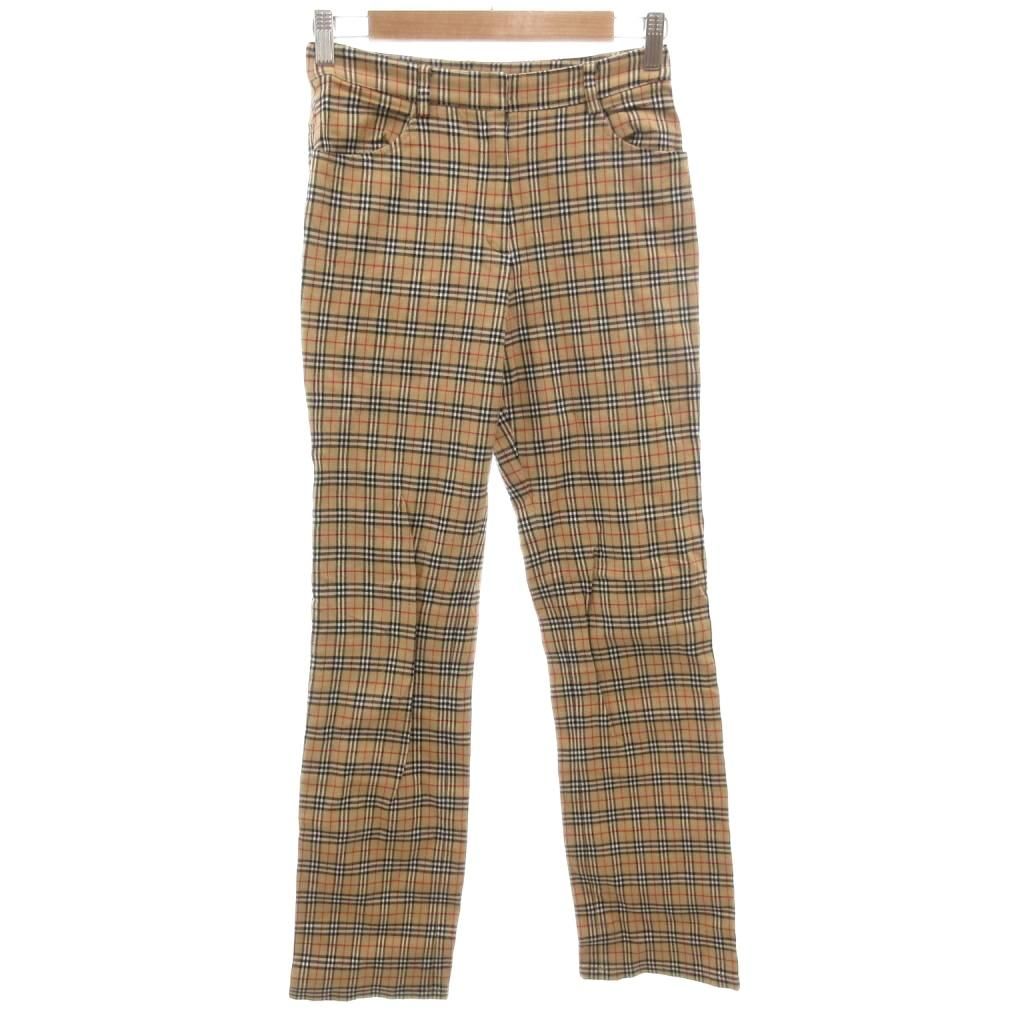 2319超美品　バーバリーブルーレーベル　スカンツ　キュロットパンツ　36 バーバリーズブルーレーベル Burberry's BLUE LABEL ヴィンテージ