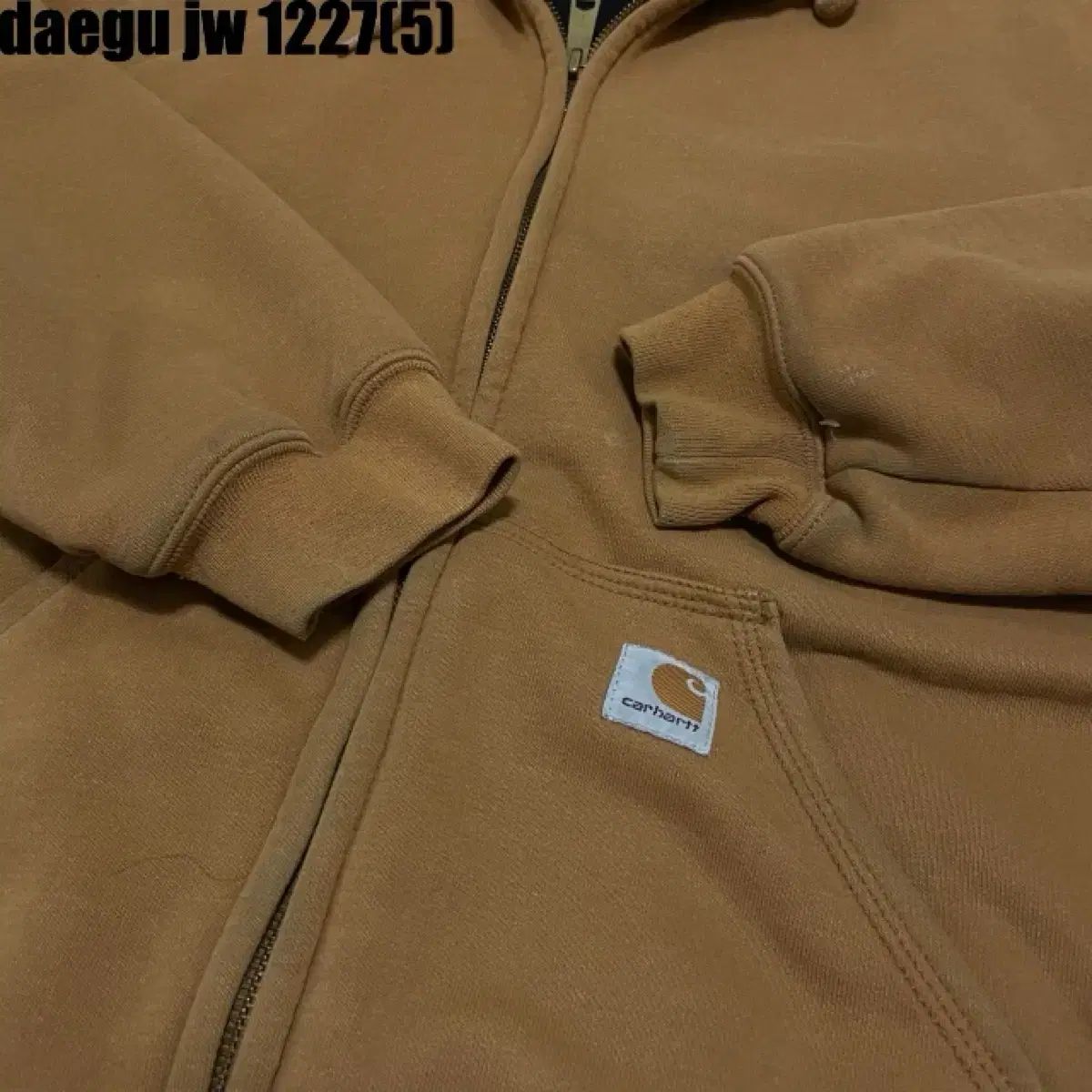 carhartt カーハート　ジップアップフードジャケット　ブラウン　XL carhartt カーハート ジップアップフードジャケット ブラウン XL 楽天