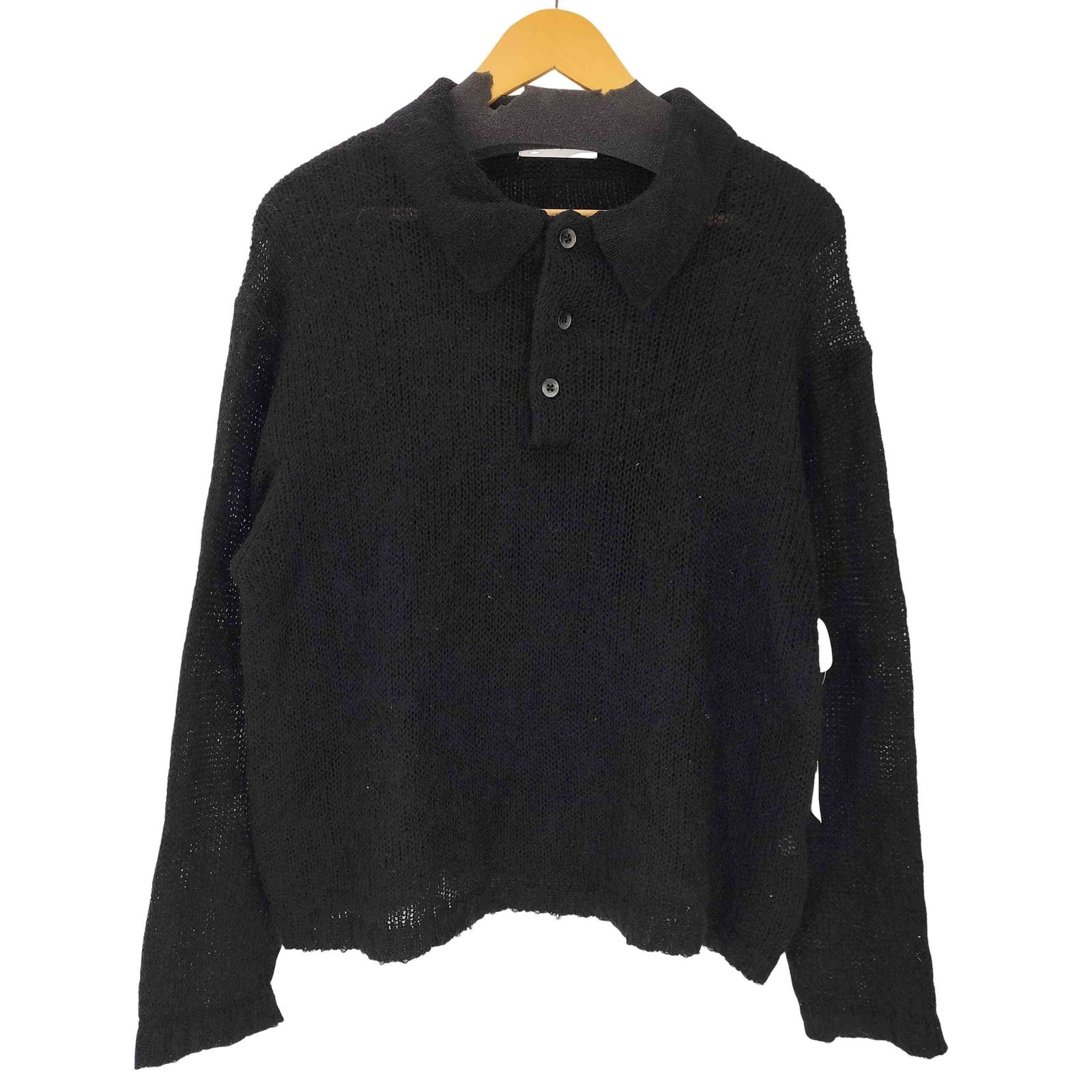 モンキータイム MONKEY TIME シアー モヘヤ ミックス ポロシャツ