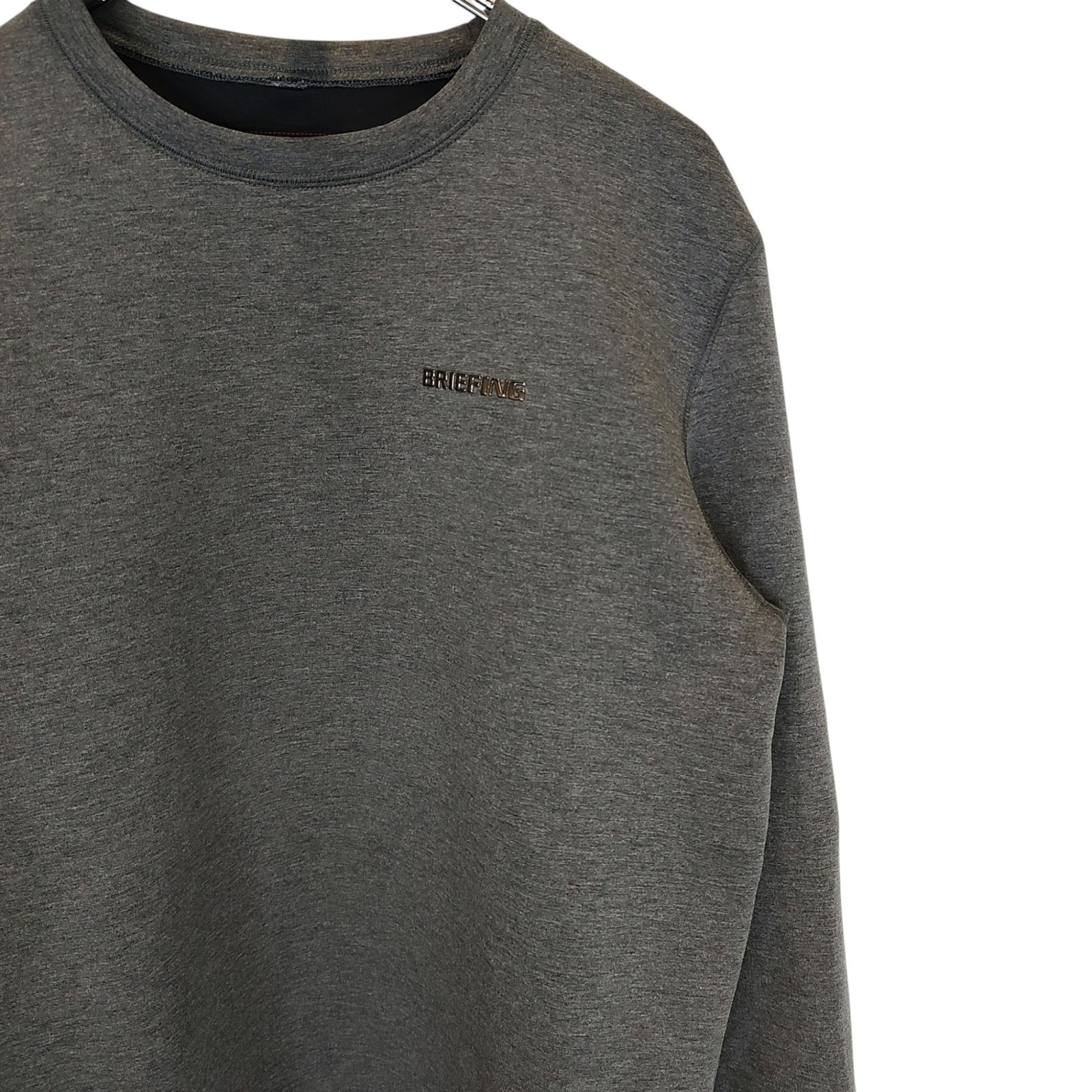 BRIEFING GOLF ブリーフィングゴルフ WARM 3D LOGO CREW NECK SWEAT