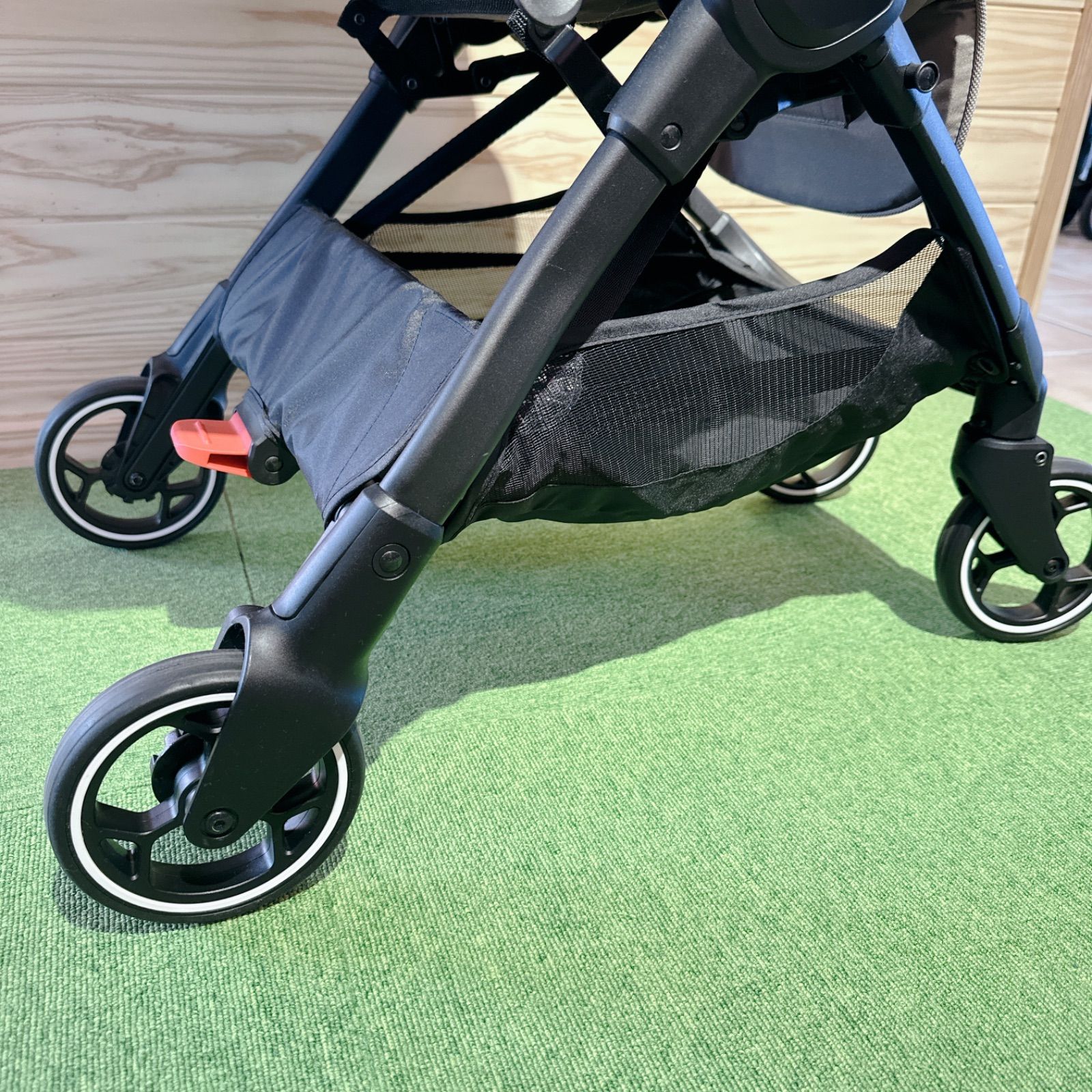 メルカリ超市限定‼️最終値下げ‼️Silver Cross AB 型ベビーカー ラテ