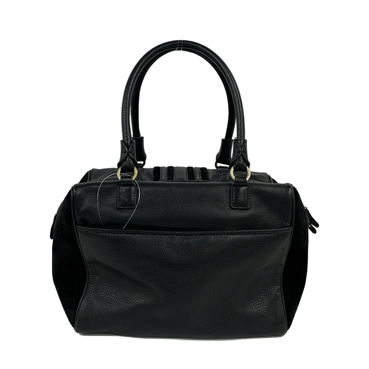 SMYTHSON(スマイソン) ハンドバッグ - 黒 レザー - メルカリ