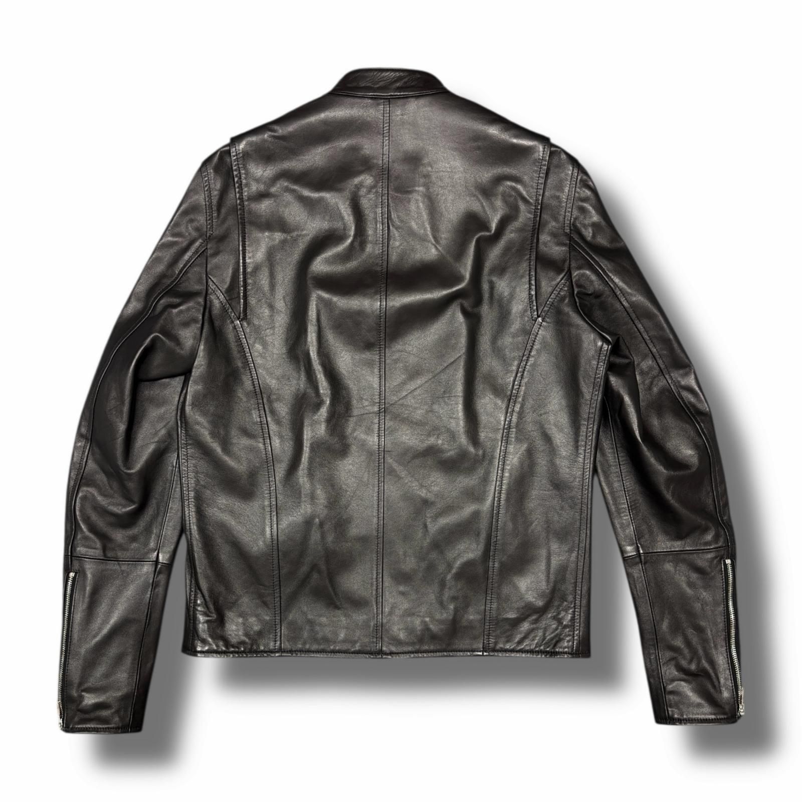 参考上代165000円 未使用 EMMETI KELSO NAPPA SILK レザージャケット