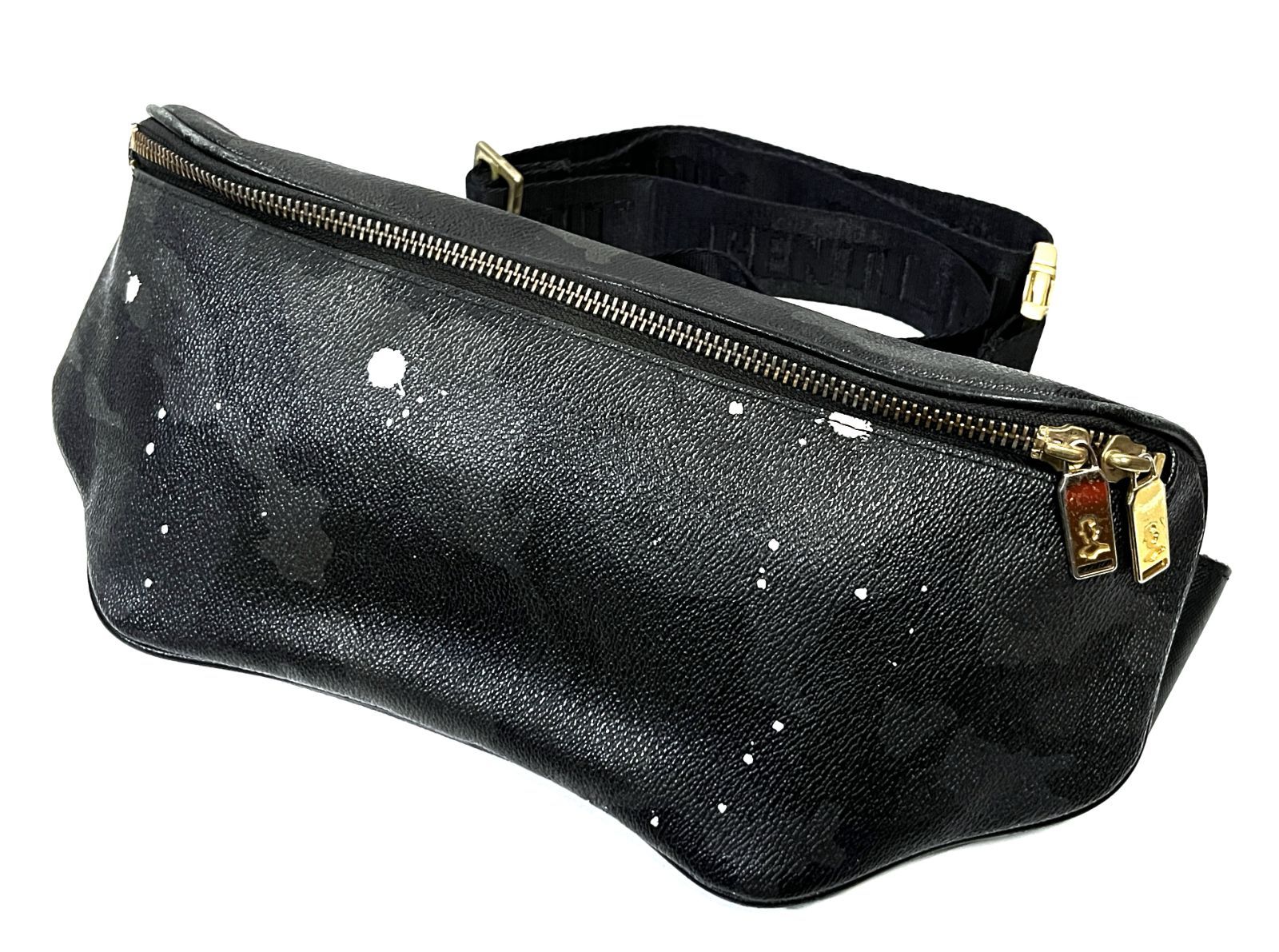 Gentil Bandit｜ジャンティバンティ カモフラ レザー ウエストバッグ