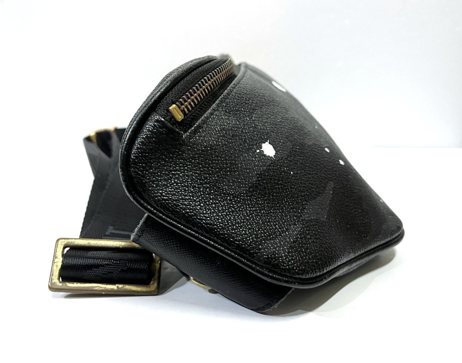 Gentil Bandit｜ジャンティバンティ カモフラ レザー ウエストバッグ