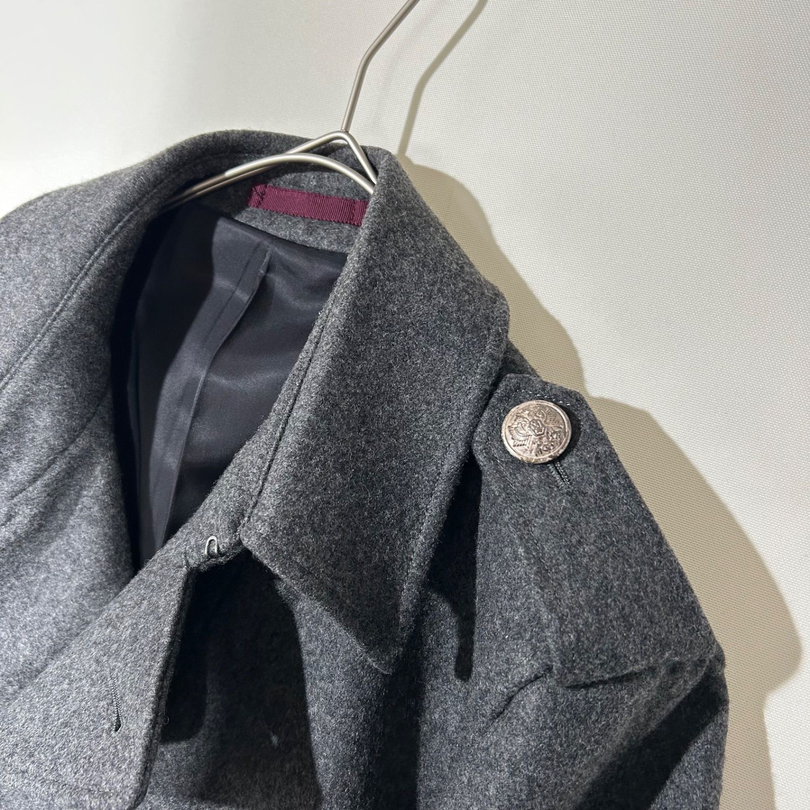 ピーエスポールスミス PS Paul Smith ナポレオンコート グレー