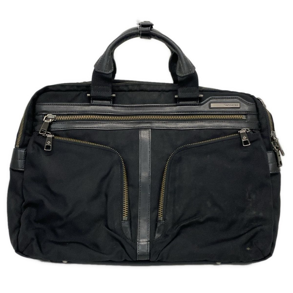 Samsonite(サムソナイト) ビジネスバッグ - 黒 本体ロックなし レザー 