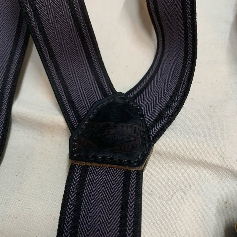 アートブラウン社 クロムエクセルレザー使用 ヘリンボーン黒