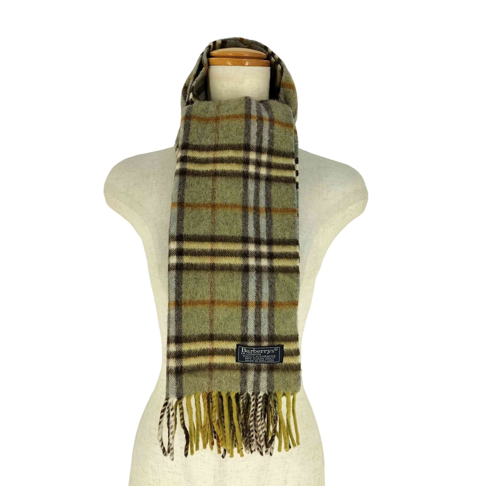 Burberrys バーバリー　ノバチェック　カシミア100% マフラー　英国製 Burberrysマフラーカシミア100%ノバチェックイングランド製 【公式通販】