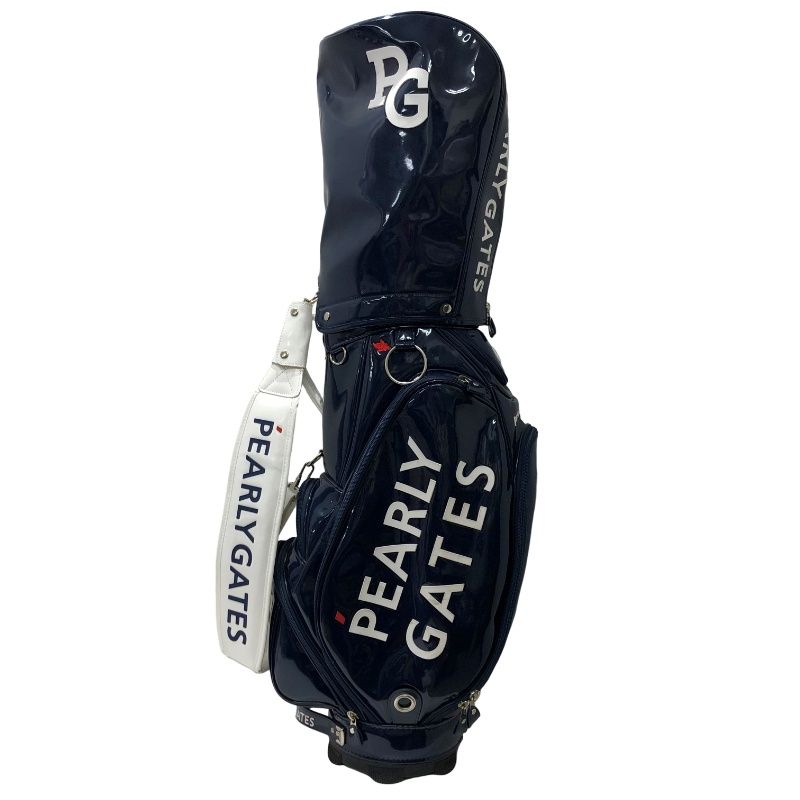 みー様。専用　PEARLY GATES キャディバッグ ネイビー PEARLY GATES パーリーゲイツ 5分割 カート型 キャディバッグ 053