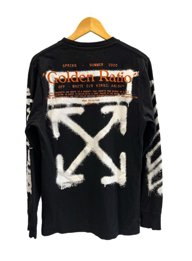 オフホワイト OFF-WHITE Golden Ratio アローロゴ ロングスリーブT
