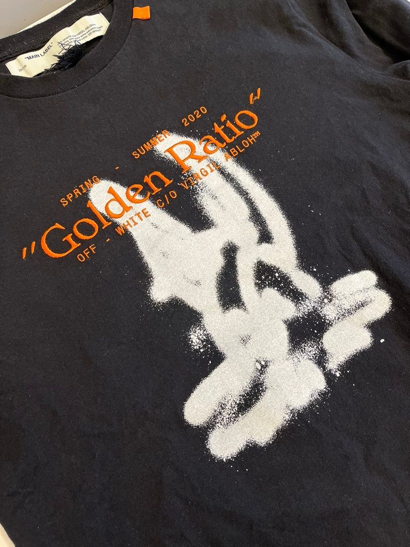 オフホワイト OFF-WHITE Golden Ratio アローロゴ ロングスリーブT