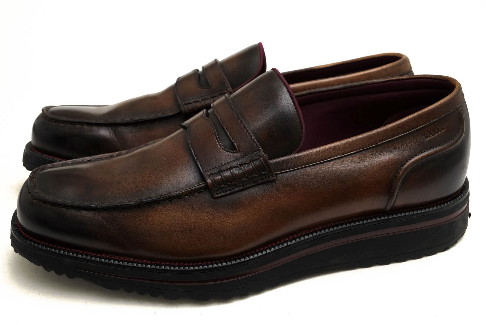 1998 BALLY バリー シューズ レザー ペニーローファー トラッド